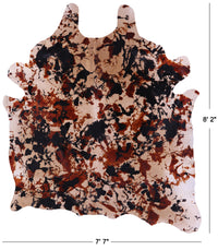 Thumbnail for Dyed Natural Cowhide Rug - XX-Large 8' 2