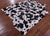 Horse Animal Print Natural Cowhide Rug - X-Large 7' 7"H x 6' 3"W