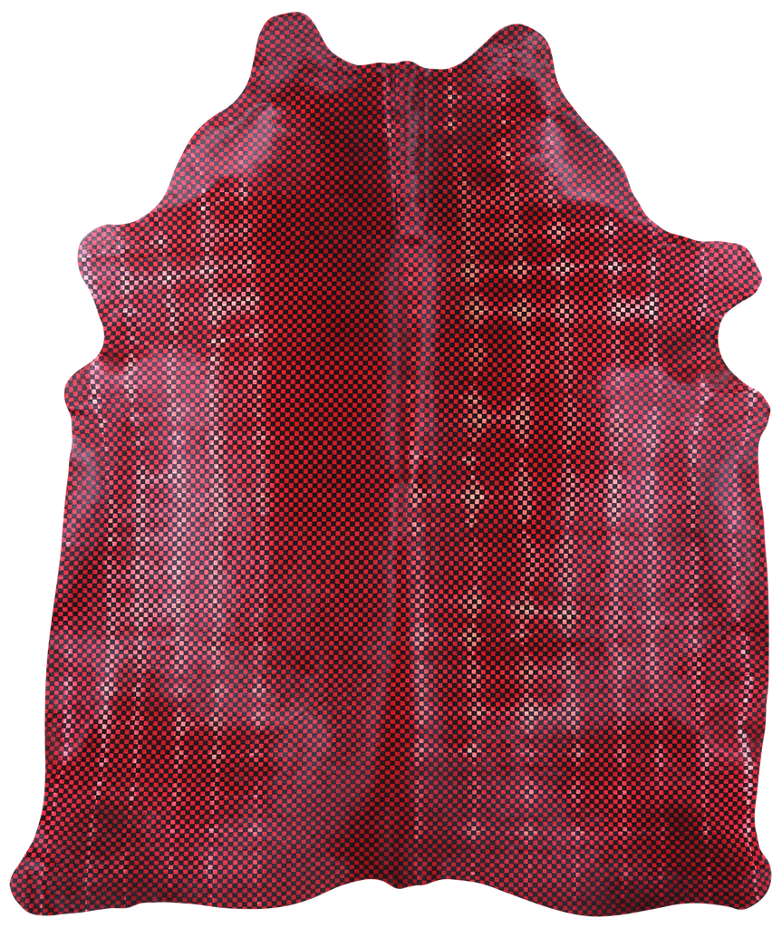 Printed Natural Cowhide Rug - XX-Large 8' 0"H x 6' 8"W