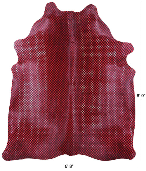 Printed Natural Cowhide Rug - XX-Large 8' 0