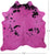 Pink Dyed Natural Cowhide Rug - X-Large 7' 7"H x 7' 0"W