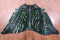 Thumbnail for Zebra Animal Print Natural Dyed Cowhide Rug - X-Large 7' 6