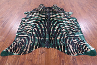 Thumbnail for Zebra Animal Print Natural Dyed Cowhide Rug - XX-Large 7' 9