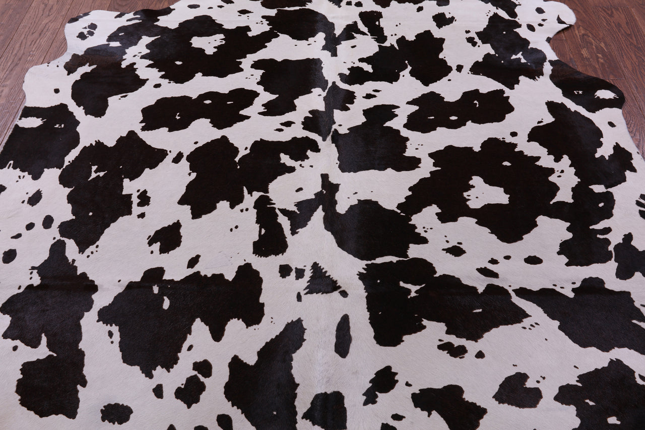 Horse Animal Print Natural Cowhide Rug - X-Large 7' 4"H x 6' 0"W