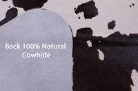Thumbnail for Horse Animal Print Natural Cowhide Rug - X-Large 7' 4