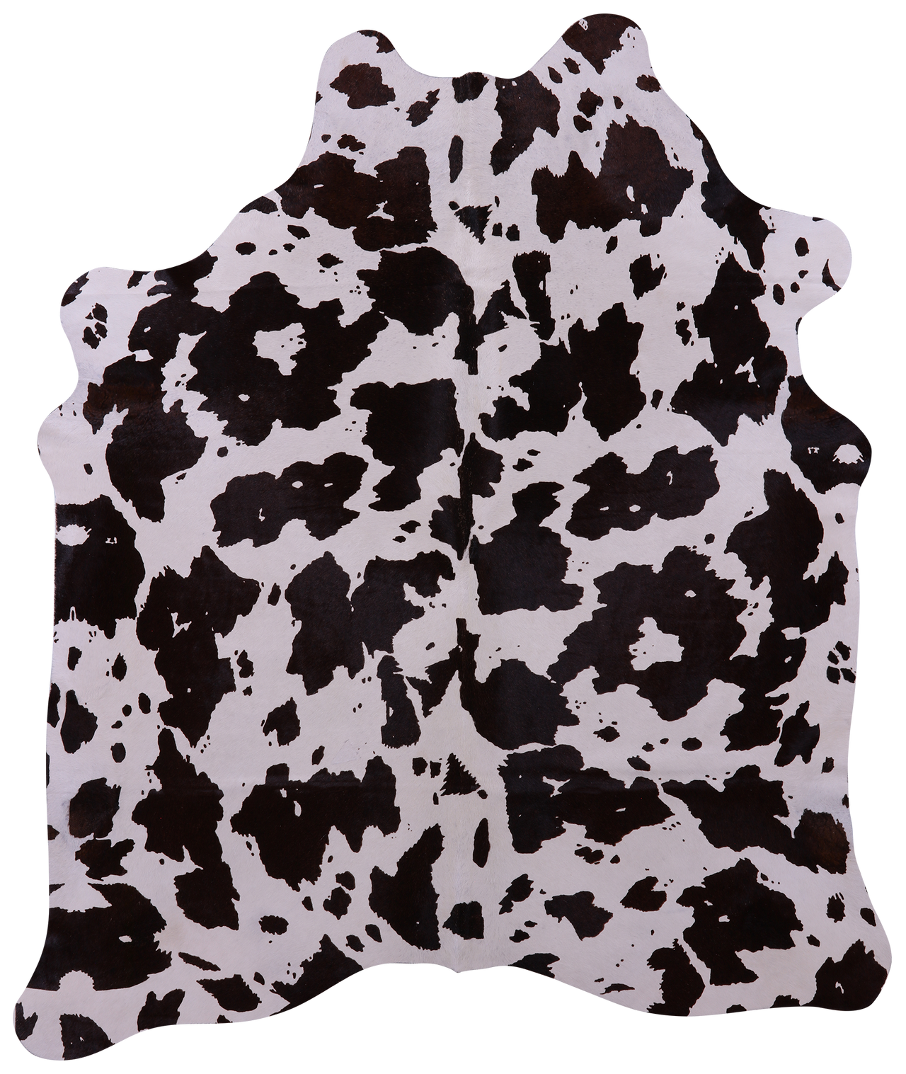 Horse Animal Print Natural Cowhide Rug - X-Large 7' 4"H x 6' 0"W