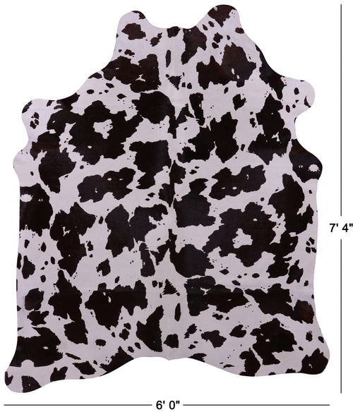Horse Animal Print Natural Cowhide Rug - X-Large 7' 4