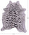 Tiger Animal Print Natural Cowhide Rug - X-Large 7' 4"H x 6' 3"W