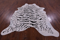 Thumbnail for Tiger Animal Print Natural Cowhide Rug - X-Large 7' 4