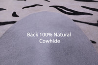 Thumbnail for Tiger Animal Print Natural Cowhide Rug - X-Large 7' 4