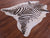 Zebra Animal Print Natural Cowhide Rug - X-Large 7' 0"H x 5' 10"W