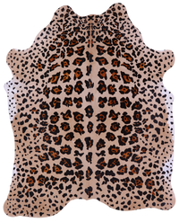 Thumbnail for Jaguar Animal Print Natural Cowhide Rug - X-Large 7' 3