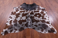 Thumbnail for Horse Animal Print Natural Cowhide Rug - X-Large 7' 4