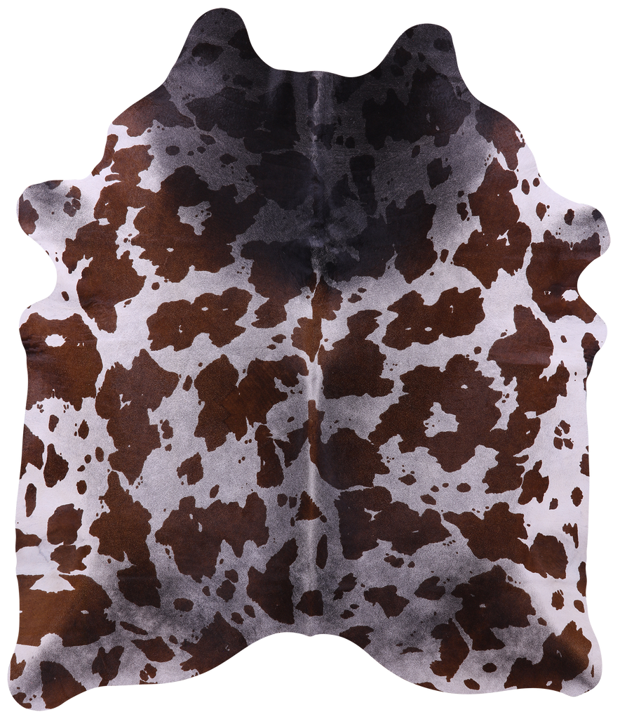 Horse Animal Print Natural Cowhide Rug - X-Large 7' 4"H x 6' 2"W