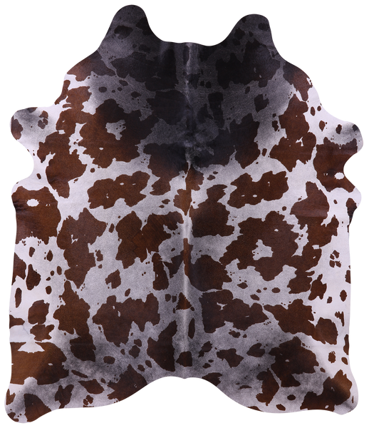 Horse Animal Print Natural Cowhide Rug - X-Large 7' 4"H x 6' 2"W