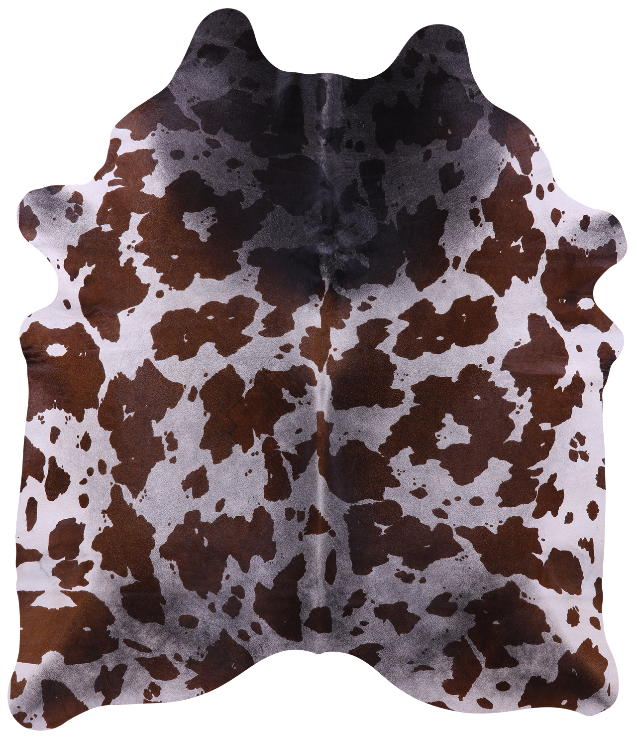 Horse Animal Print Natural Cowhide Rug - X-Large 7' 4"H x 6' 2"W