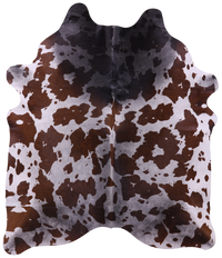 Thumbnail for Horse Animal Print Natural Cowhide Rug - X-Large 7' 4
