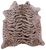 Tiger Animal Print Natural Cowhide Rug - Large 6' 8"H x 6' 0"W
