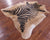 Zebra Animal Print Natural Cowhide Rug - X-Large 7' 6"H x 6' 9"W