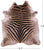 Zebra Animal Print Natural Cowhide Rug - XX-Large 7' 9"H x 6' 7"W