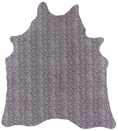 Leopard Animal Print Natural Cowhide Rug - X-Large 7' 4