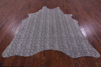Thumbnail for Leopard Animal Print Natural Cowhide Rug - X-Large 7' 4