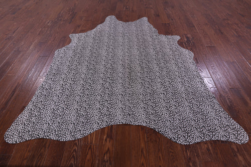 Leopard Animal Print Natural Cowhide Rug - X-Large 7' 4