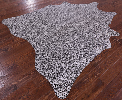 Leopard Animal Print Natural Cowhide Rug - X-Large 7' 4