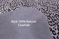 Thumbnail for Leopard Animal Print Natural Cowhide Rug - X-Large 7' 4