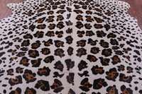Thumbnail for Jaguar Animal Print Natural Cowhide Rug - Large 6' 10