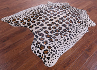 Thumbnail for Jaguar Animal Print Natural Cowhide Rug - Large 6' 10