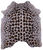Jaguar Animal Print Natural Cowhide Rug - Large 6' 10"H x 5' 10"W