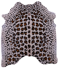 Thumbnail for Jaguar Animal Print Natural Cowhide Rug - Large 6' 10