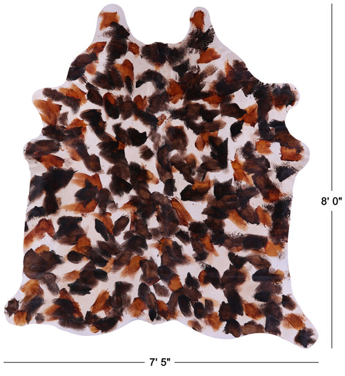 Dyed Natural Cowhide Rug - XX-Large 8' 0
