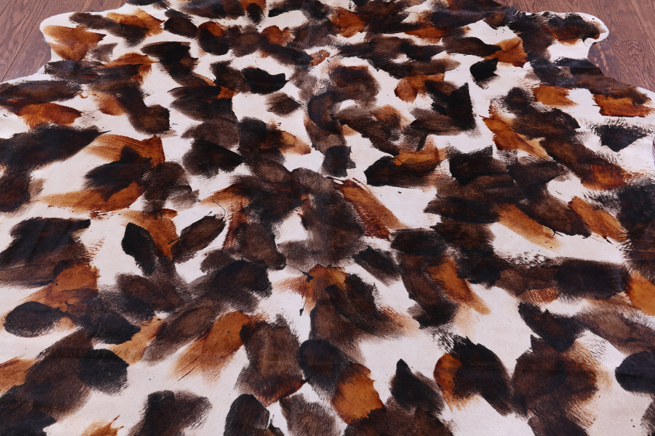 Dyed Natural Cowhide Rug - XX-Large 8' 0"H x 7' 5"W