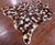 Dyed Natural Cowhide Rug - XX-Large 8' 0"H x 7' 5"W