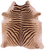 Zebra Animal Print Natural Cowhide Rug - X-Large 7' 4"H x 6' 8"W