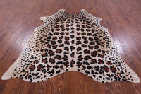 Thumbnail for Jaguar Animal Print Natural Cowhide Rug - X-Large 7' 5