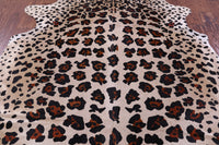 Thumbnail for Jaguar Animal Print Natural Cowhide Rug - X-Large 7' 5
