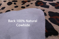 Thumbnail for Jaguar Animal Print Natural Cowhide Rug - X-Large 7' 5