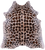 Jaguar Animal Print Natural Cowhide Rug - X-Large 7' 1"H x 6' 3"W