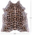 Jaguar Animal Print Natural Cowhide Rug - X-Large 7' 1"H x 6' 3"W