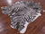 Zebra Animal Print Natural Cowhide Rug - XX-Large 8' 2"H x 6' 6"W