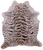 Tiger Animal Print Natural Cowhide Rug - X-Large 7' 4"H x 6' 0"W