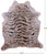 Tiger Animal Print Natural Cowhide Rug - X-Large 7' 4"H x 6' 0"W