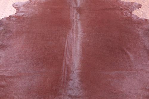Brown Dyed Natural Cowhide Rug - X-Large 7' 4