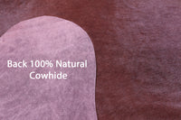 Thumbnail for Brown Dyed Natural Cowhide Rug - X-Large 7' 4
