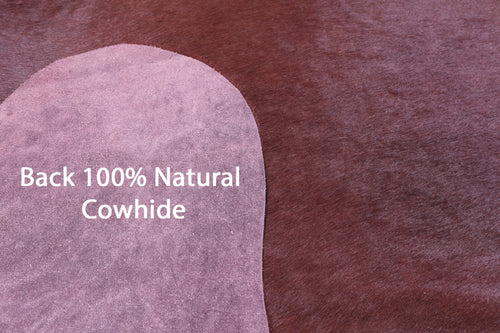 Brown Dyed Natural Cowhide Rug - X-Large 7' 4