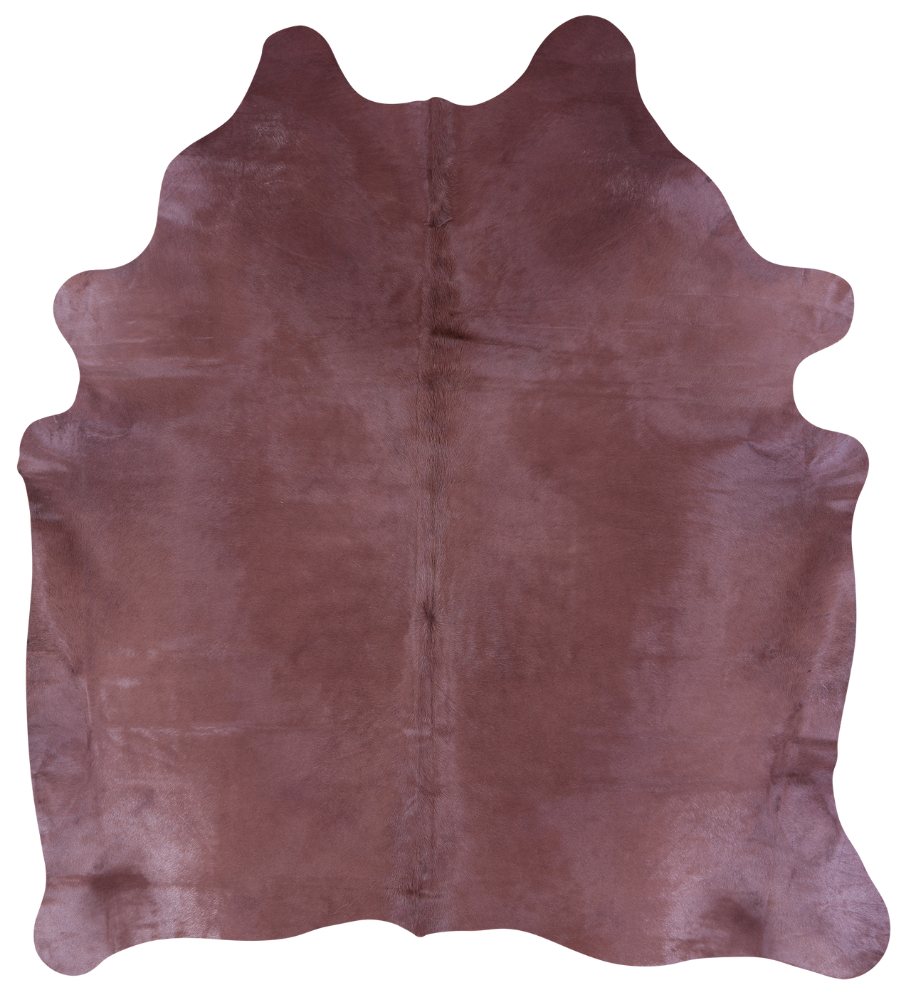 Brown Dyed Natural Cowhide Rug - XX-Large 8' 5"H x 7' 5"W