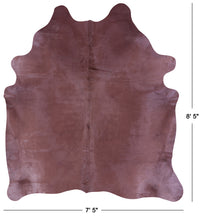 Thumbnail for Brown Dyed Natural Cowhide Rug - XX-Large 8' 5